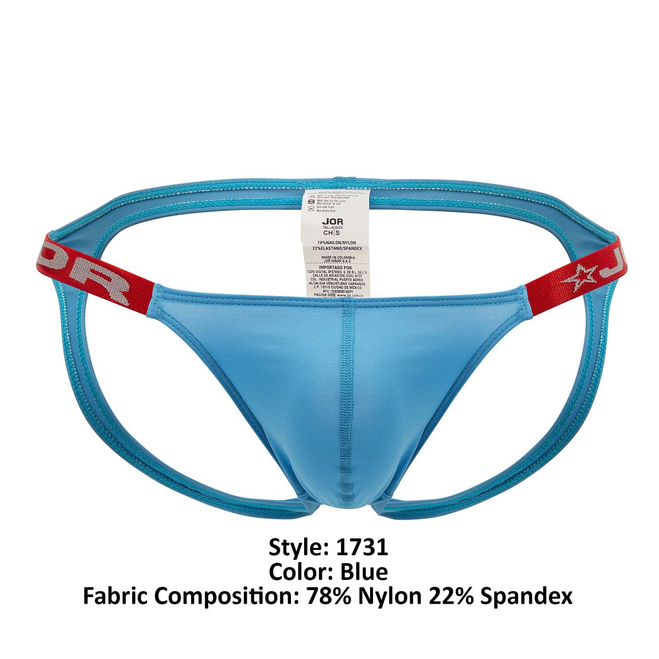 JOR 1731 Dante Jockstrap Blue