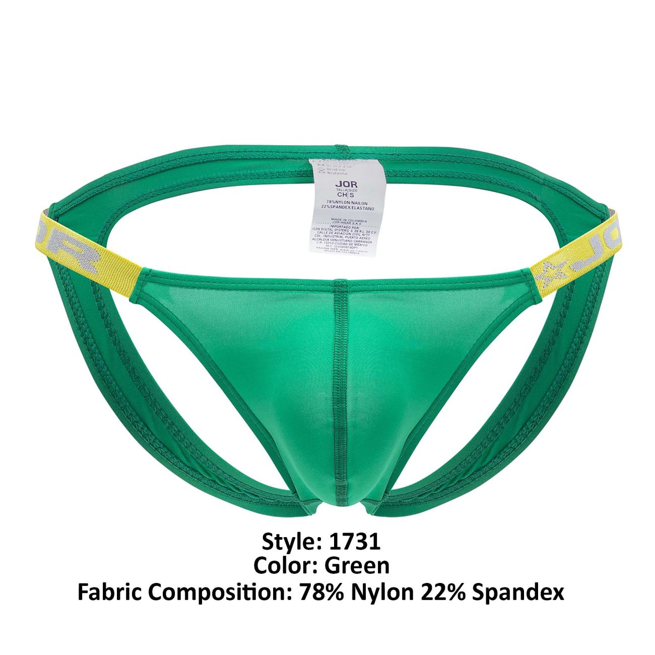 JOR 1731 Dante Jockstrap Green