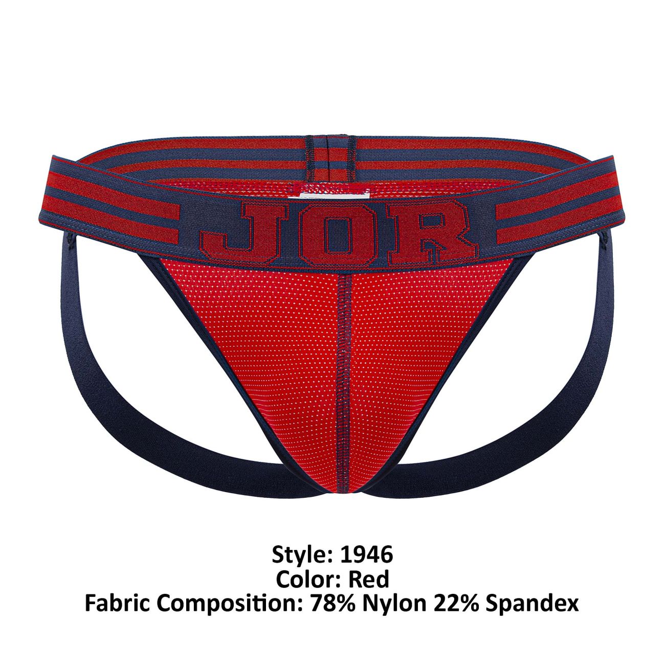 JOR 1946 College Jockstrap Red