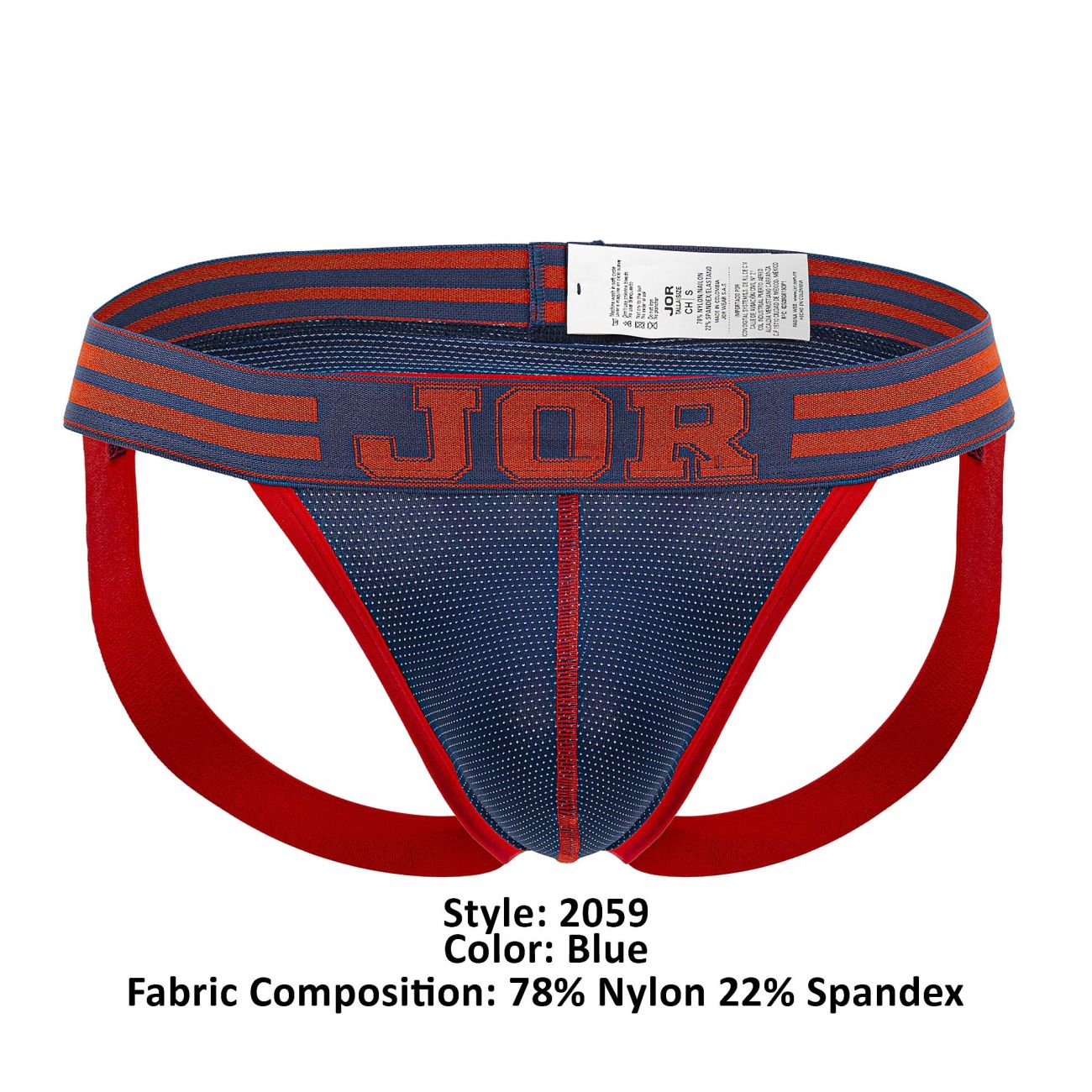 JOR 2059 College Jockstrap Blue