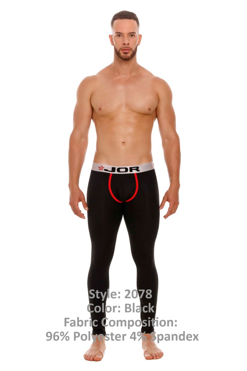 JOR 2078 Winter Long Johns Black