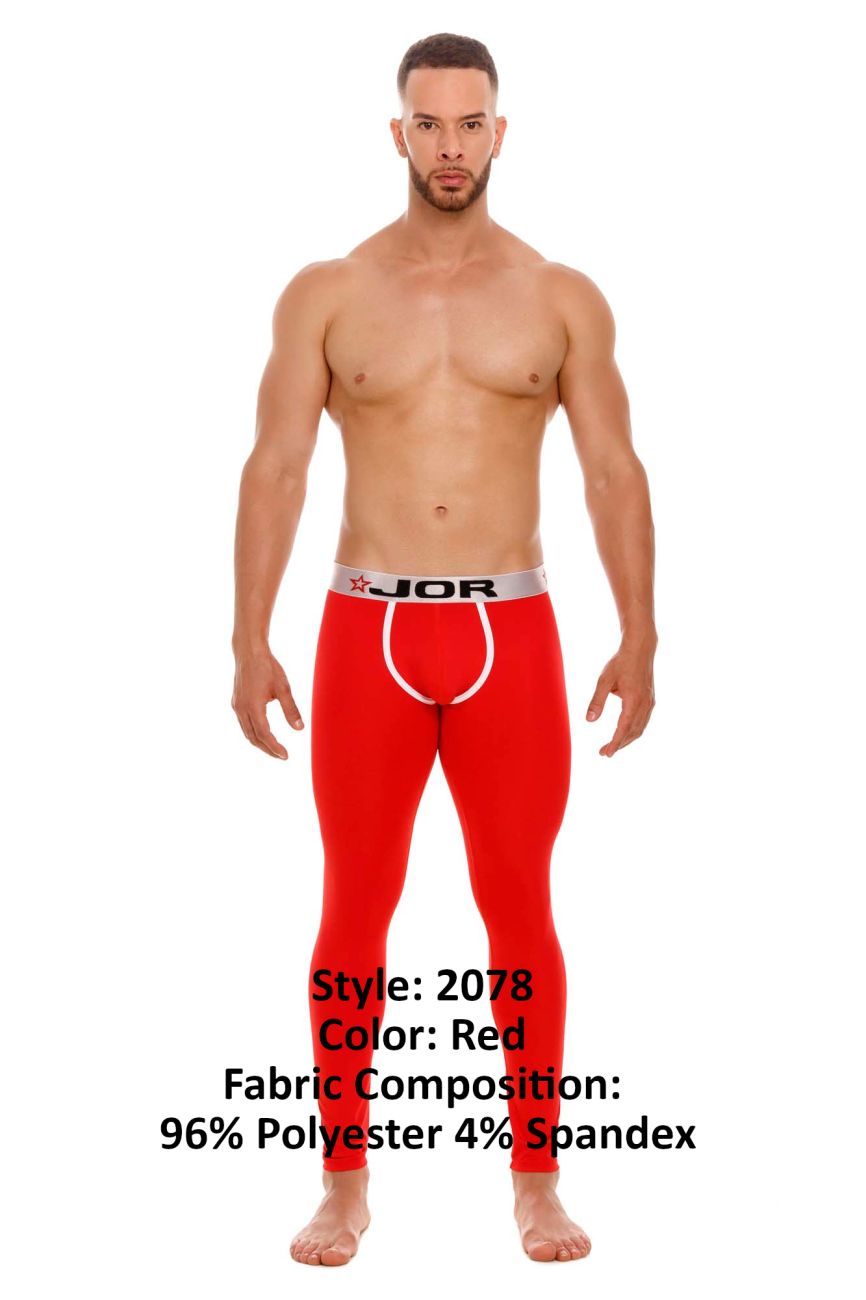 JOR 2078 Winter Long Johns Red