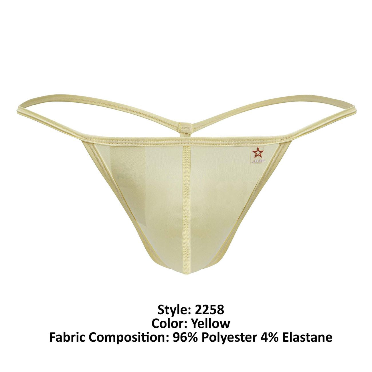 JOR 2258 Axel Mens Bold Minimalism G-String Yellow