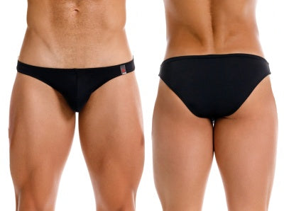 JOR 2273 Travel Mens Classic Modern Fit Swim Bikini Black Plus Sizes