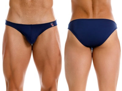 JOR 2273 Travel Mens Classic Modern Fit Swim Bikini Blue Plus Sizes