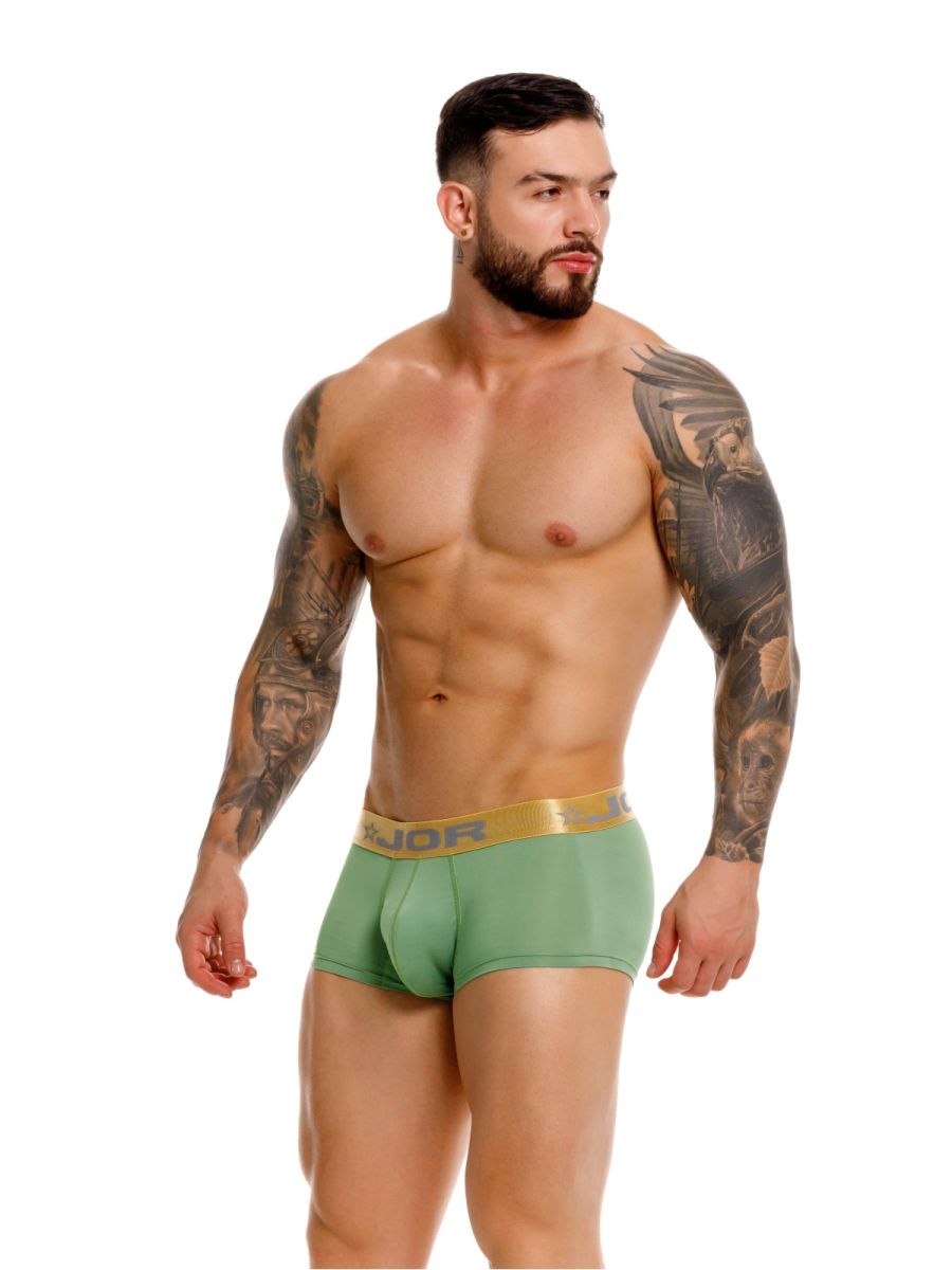 JOR 2326 Soho Mens Everyday Essentials Trunks Green Plus Sizes