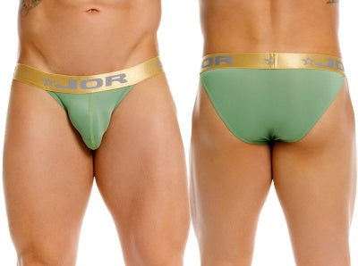 JOR 2328 Soho Mens Medium Coverage Bikini Green Plus Sizes