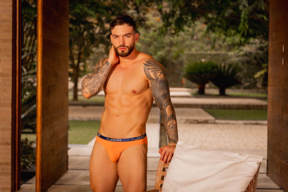 JOR 2346 Cannes Male Sporty Comfortable Orange Plus Sizes