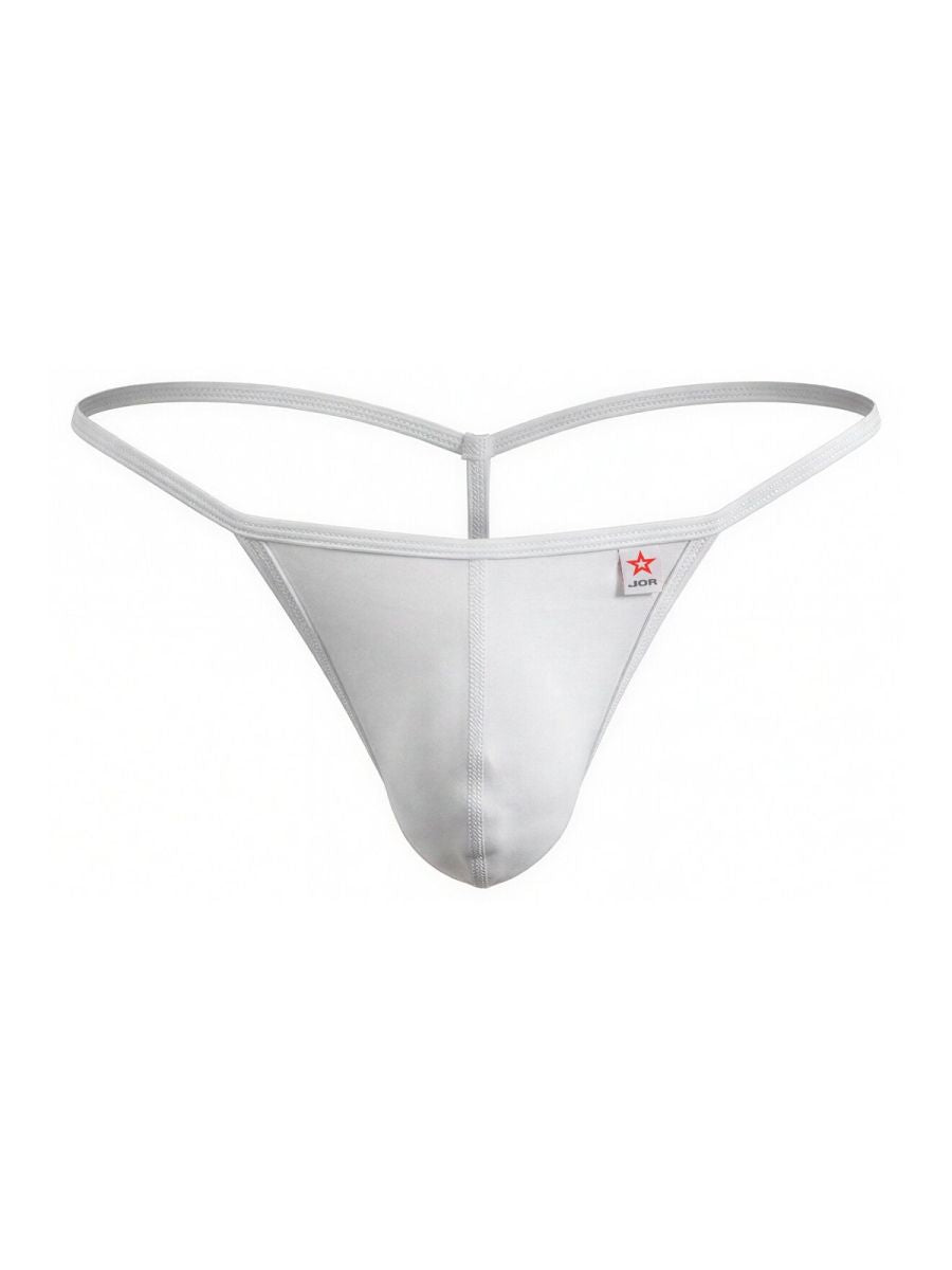 JOR 2359 Axel Male Light G-String with Barely-There Straps White Plus Sizes