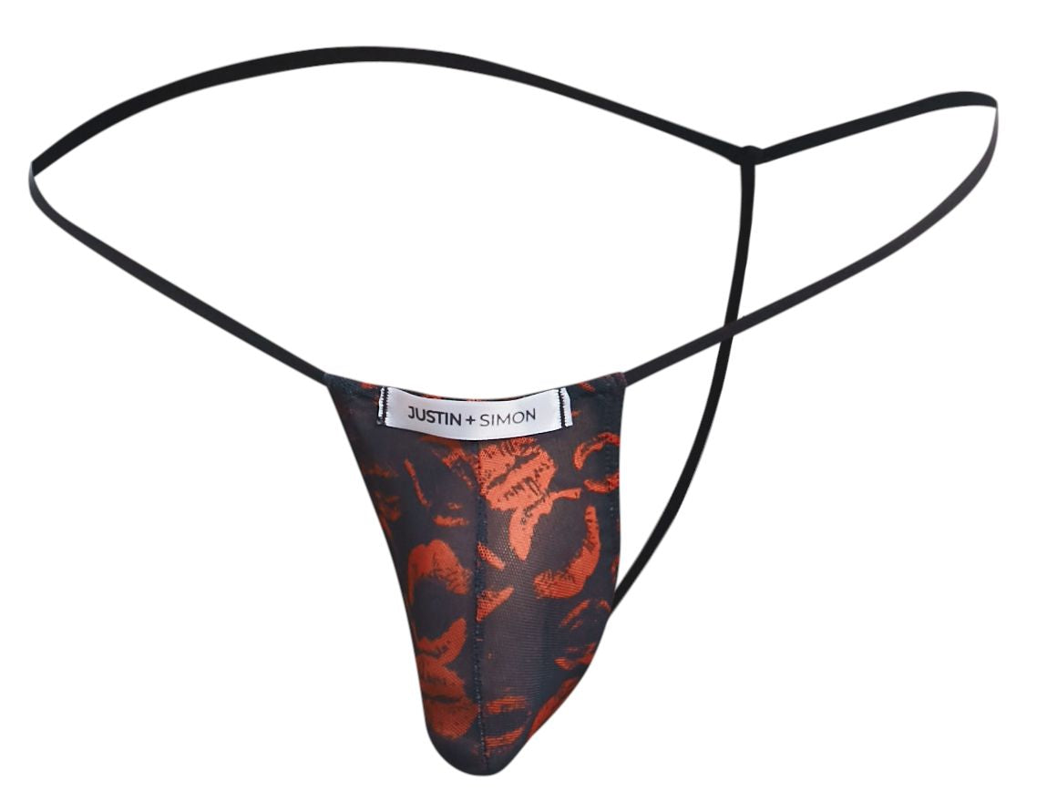 JUSTIN+SIMON XSJ02 Silky G-String Bulge Lips