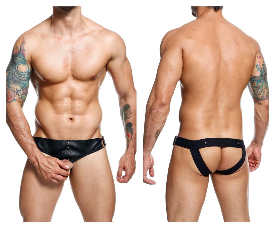 MaleBasics DMBL01 DNGEON Cockring Jockstrap Black