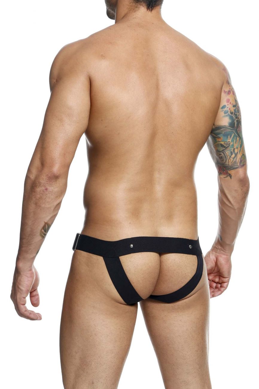 MaleBasics DMBL01 DNGEON Cockring Jockstrap Black