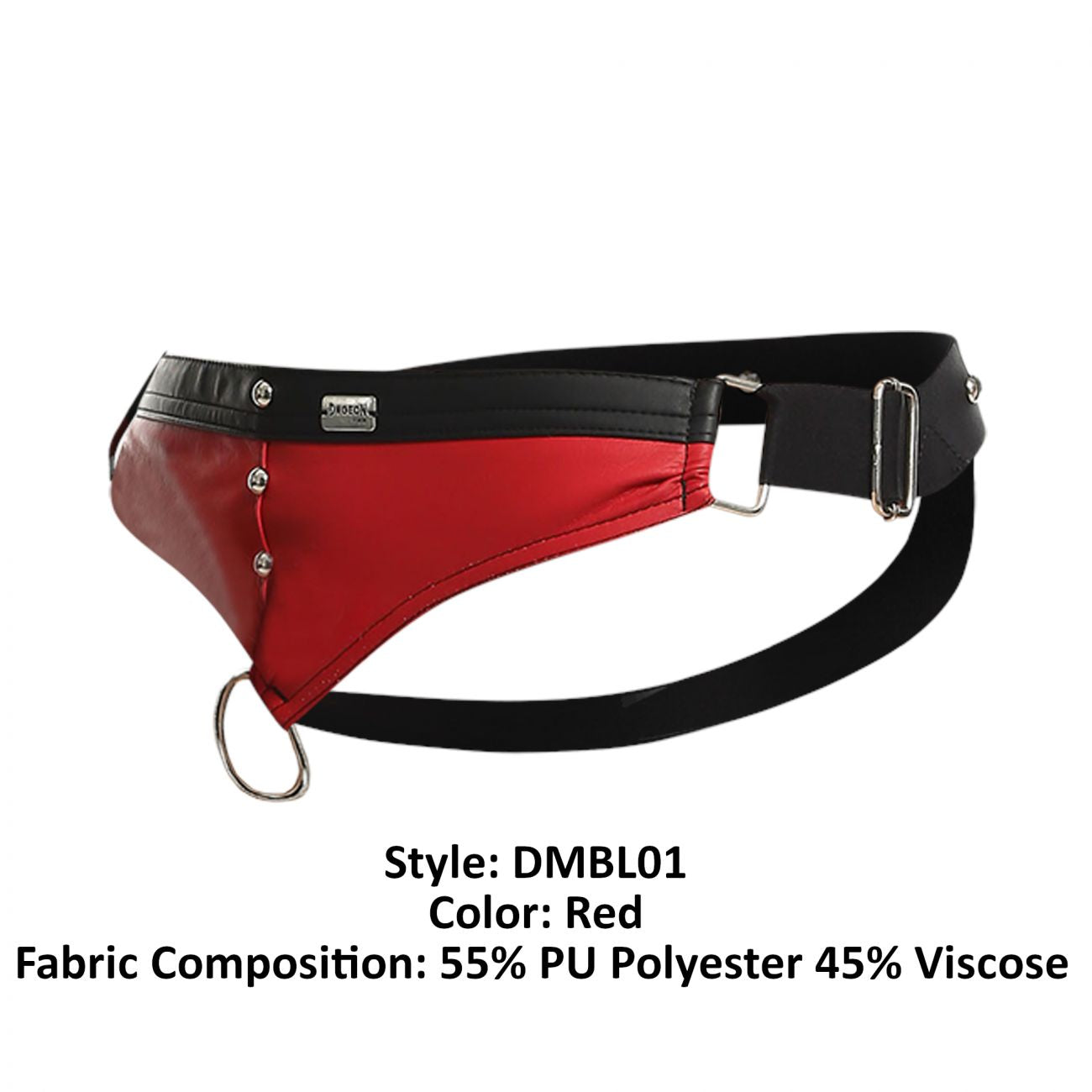 MaleBasics DMBL01 DNGEON Cockring Jockstrap Red