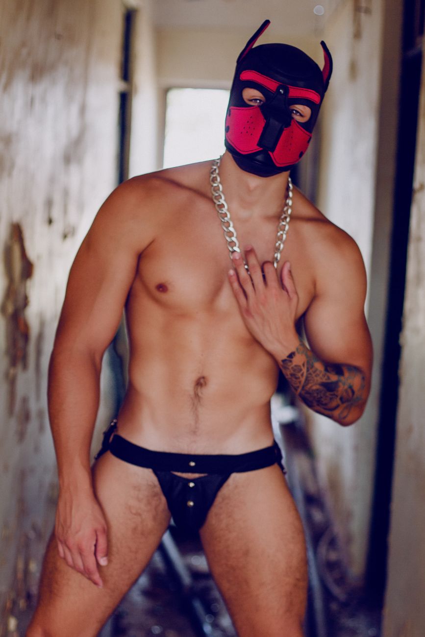 MaleBasics DMBL04 DNGEON Peekaboo Jockstrap