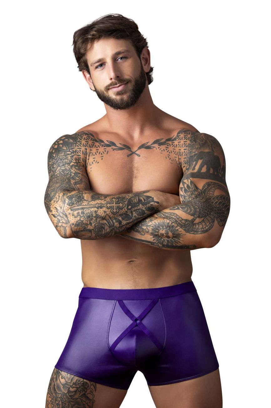 Male Power 152-302 Eggplant Crossover Short