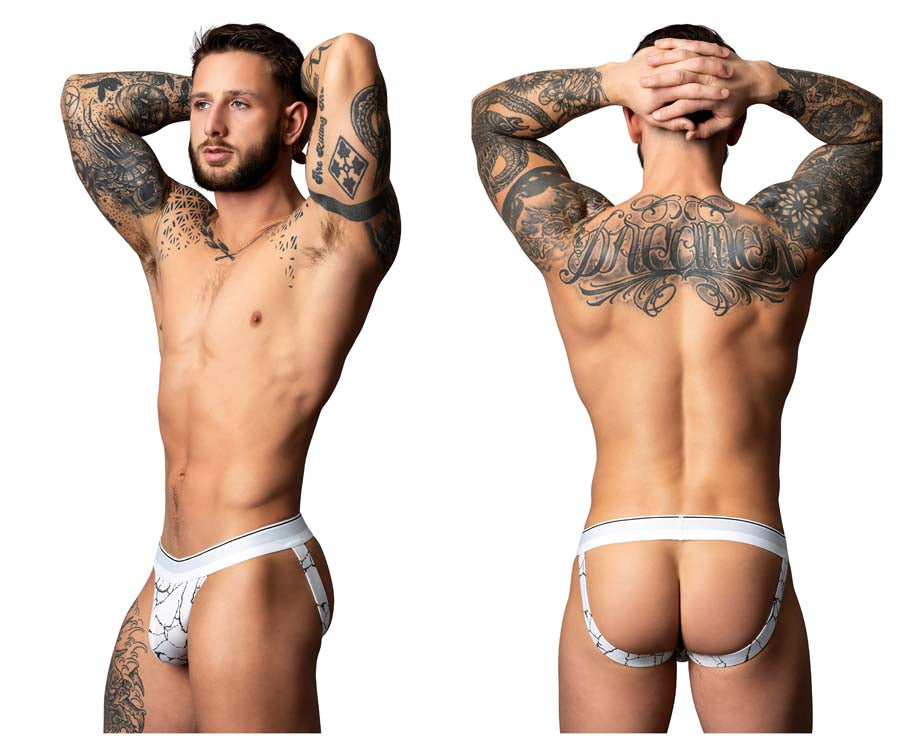 Male Power 349-299 Soo Cumfy Male Jock White-Black