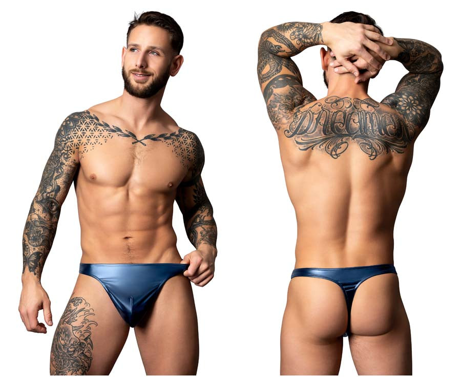 Male Power 442-301 Liquid Onyx 2.0 Male Bong Thong Blue