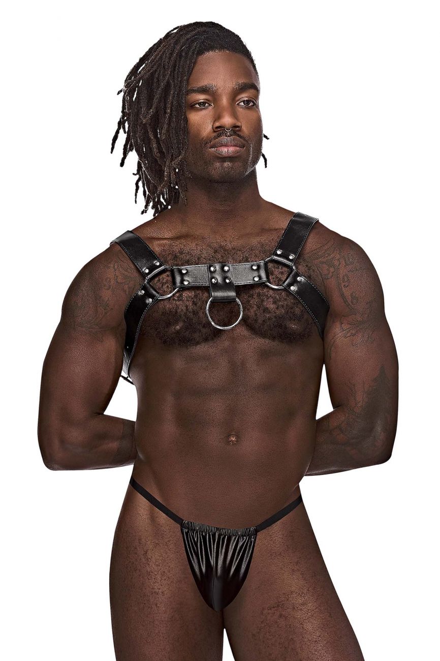 Male Power 590-266 Leather Aries Harness Black