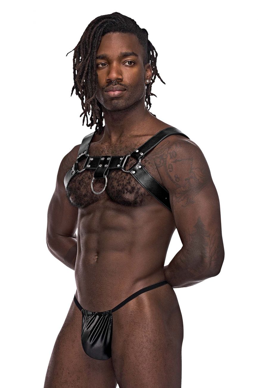 Male Power 590-266 Leather Aries Harness Black