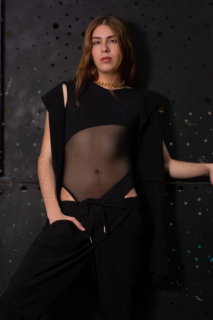 PLURAL PL004 Non-binary Underwear High Waisted Briefs Black