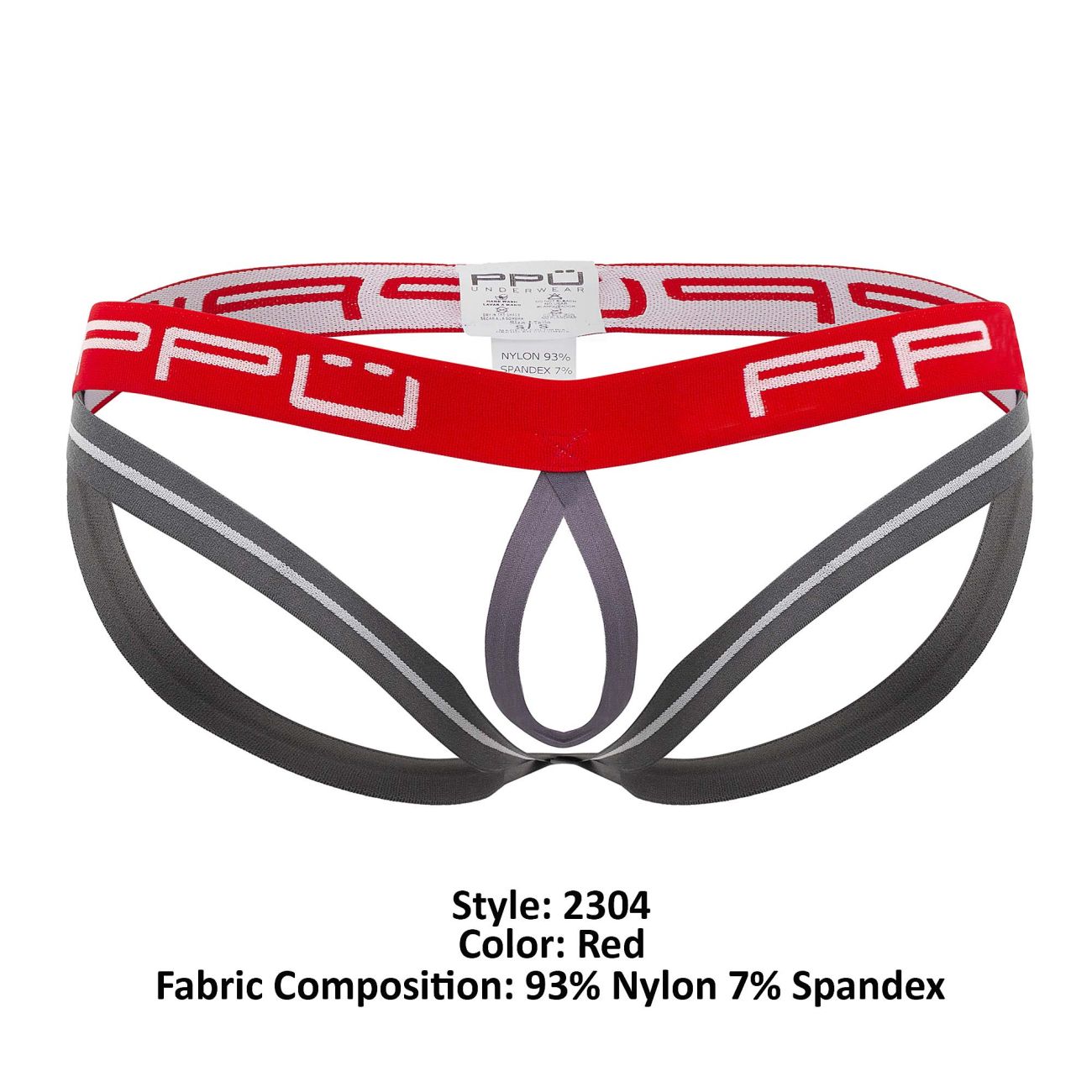 PPU 2304 Ball Lifter Jockstrap Red