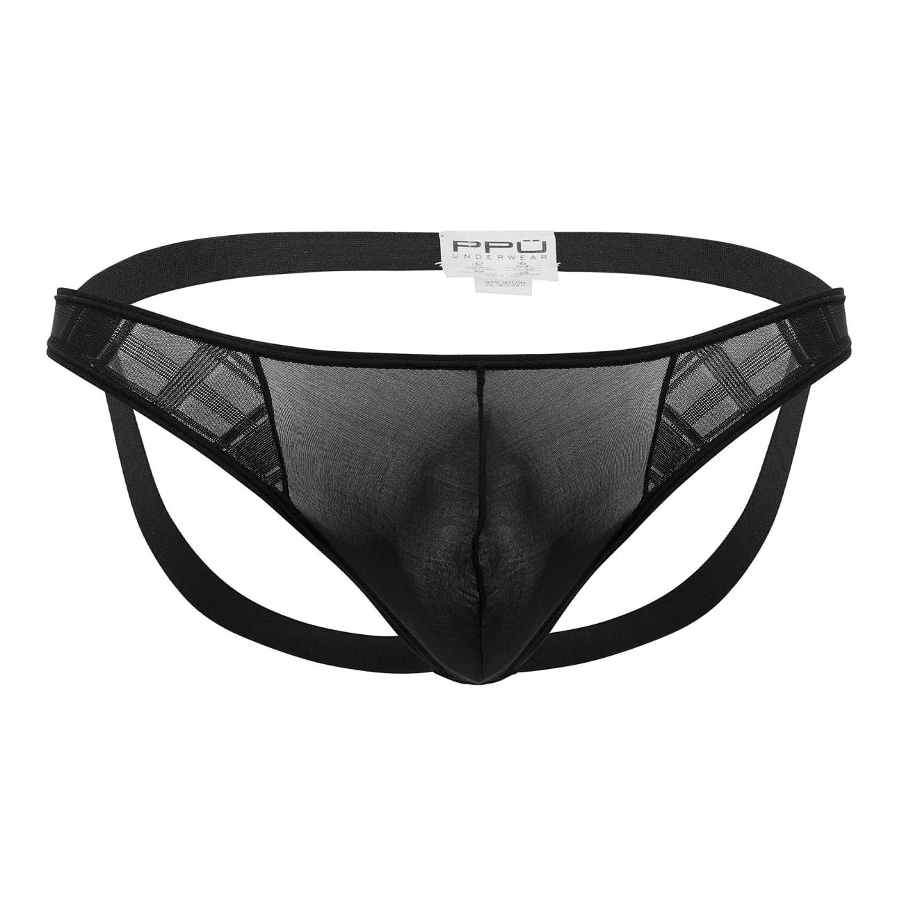 PPU 2309 Microfiber Jockstrap Black