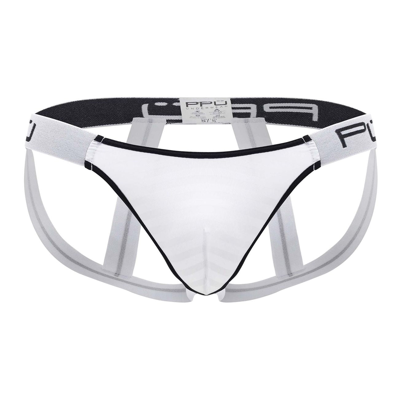 PPU 2311 Microfiber Jockstrap White