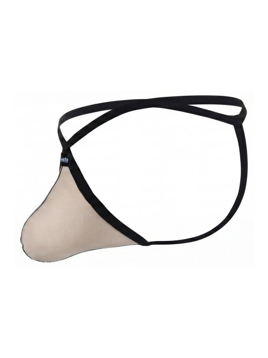 Pikante PIK 26085 Mens Daring Teardop Design G-String Beige