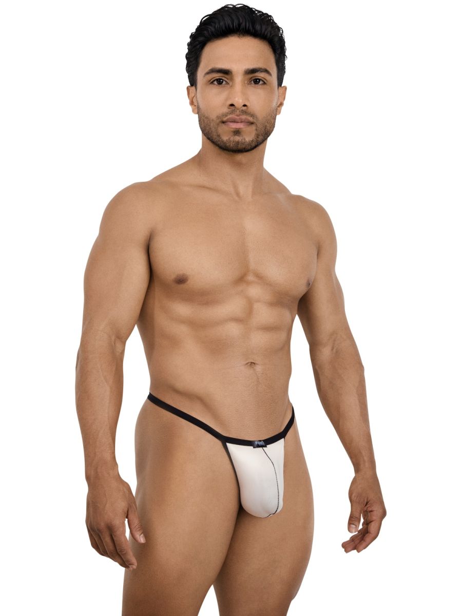 Pikante PIK 26094 Nut Mens Lightweight Barely There G-String Gray
