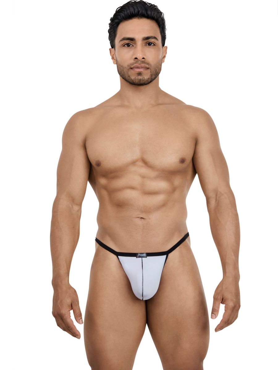 Pikante PIK 26095 Nut Mens Lightweight Barely There G-String Gray