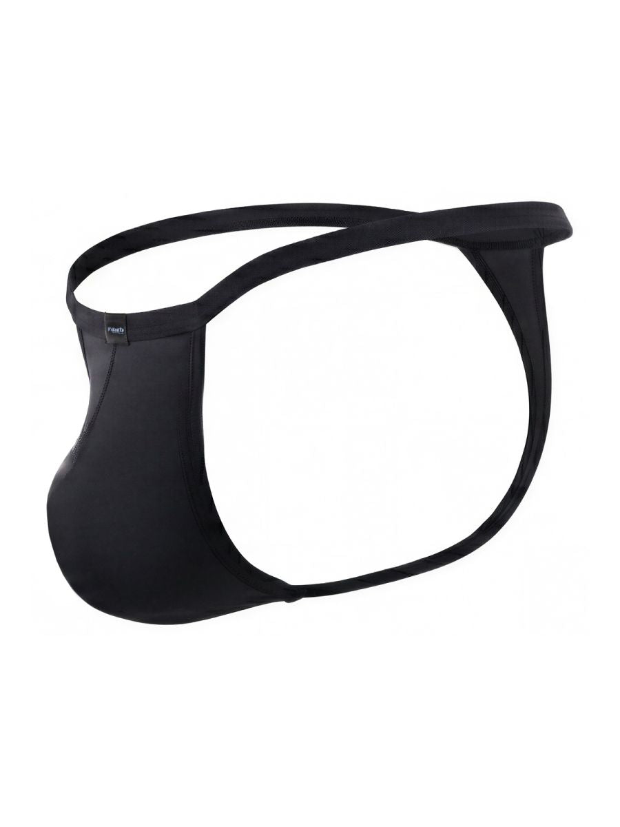 Pikante PIK 26110 Khonsu Mens Barely There Thongs Black