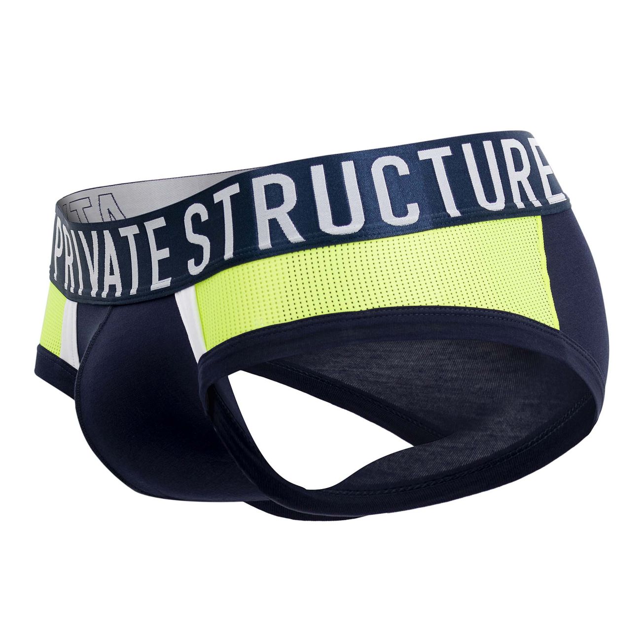 Private Structure BAUT4388 Athlete Mini Briefs Navy Ranger