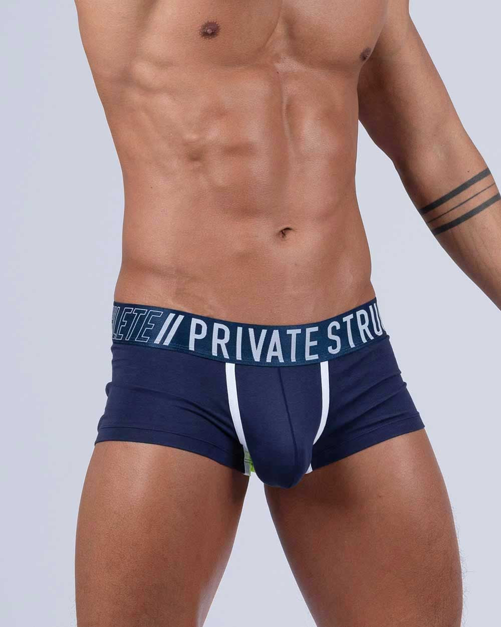 Private Structure BAUT4389 Athlete Trunks Navy Ranger