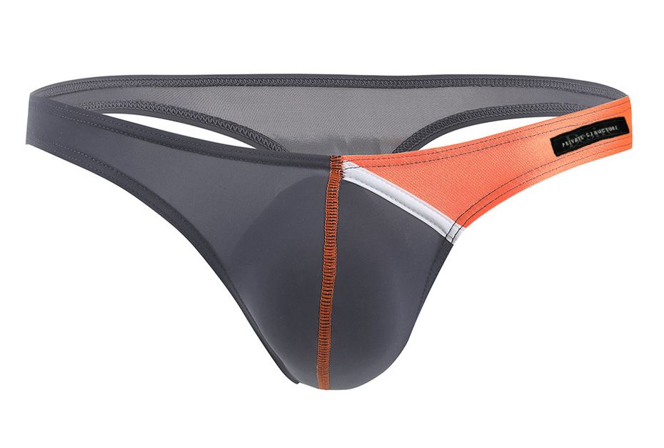 Private Structure DGUY4025 Desire Glaze G-String Gray