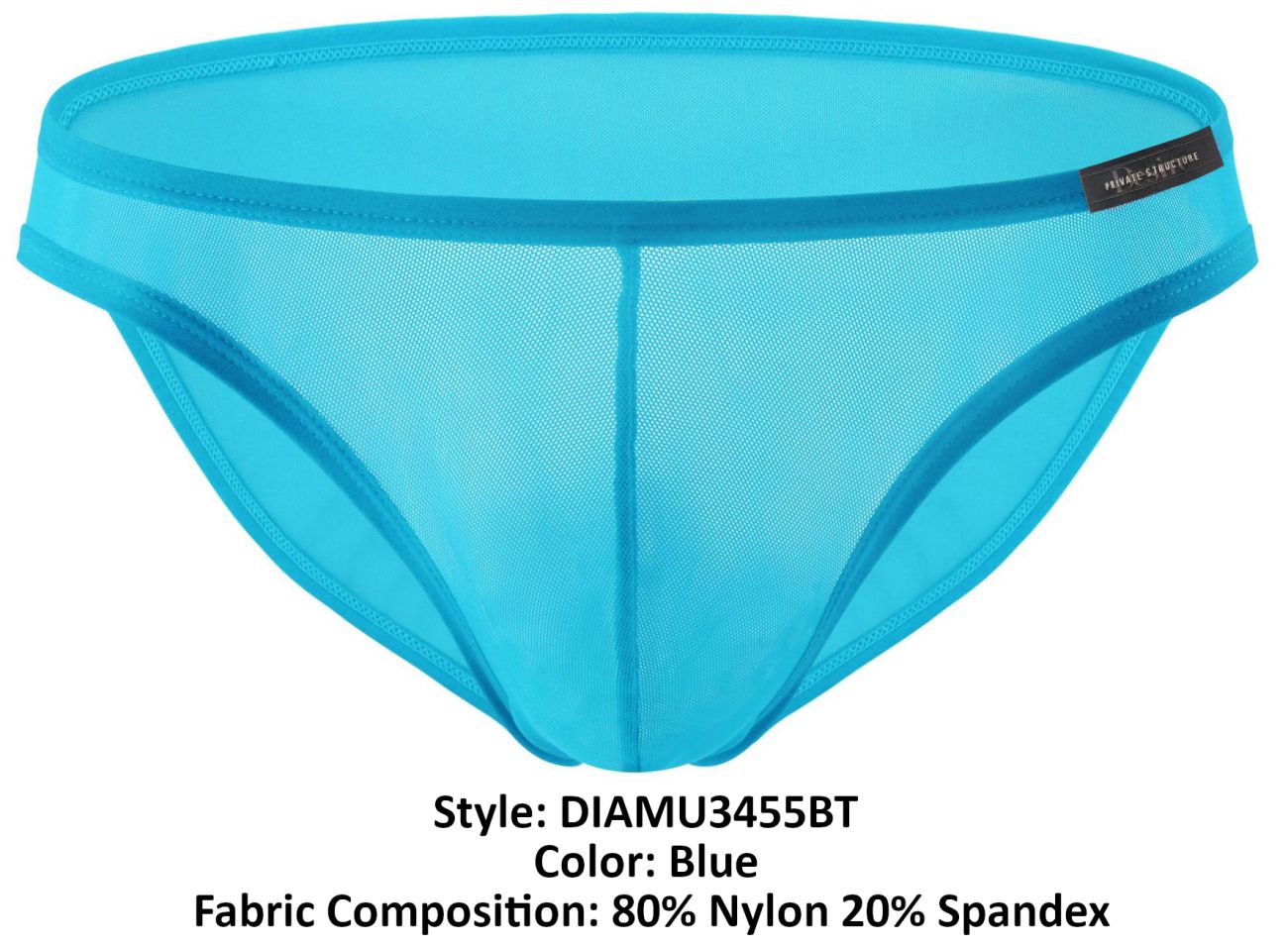 Private Structure DIAMU3455BT Desire Intima Low Rise Bikini Blue