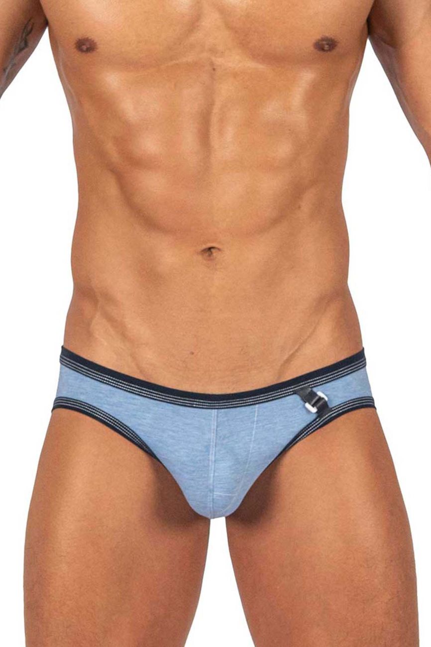 Private Structure LCUT4358 Barn Boy Low Rise Mini Brief Denim