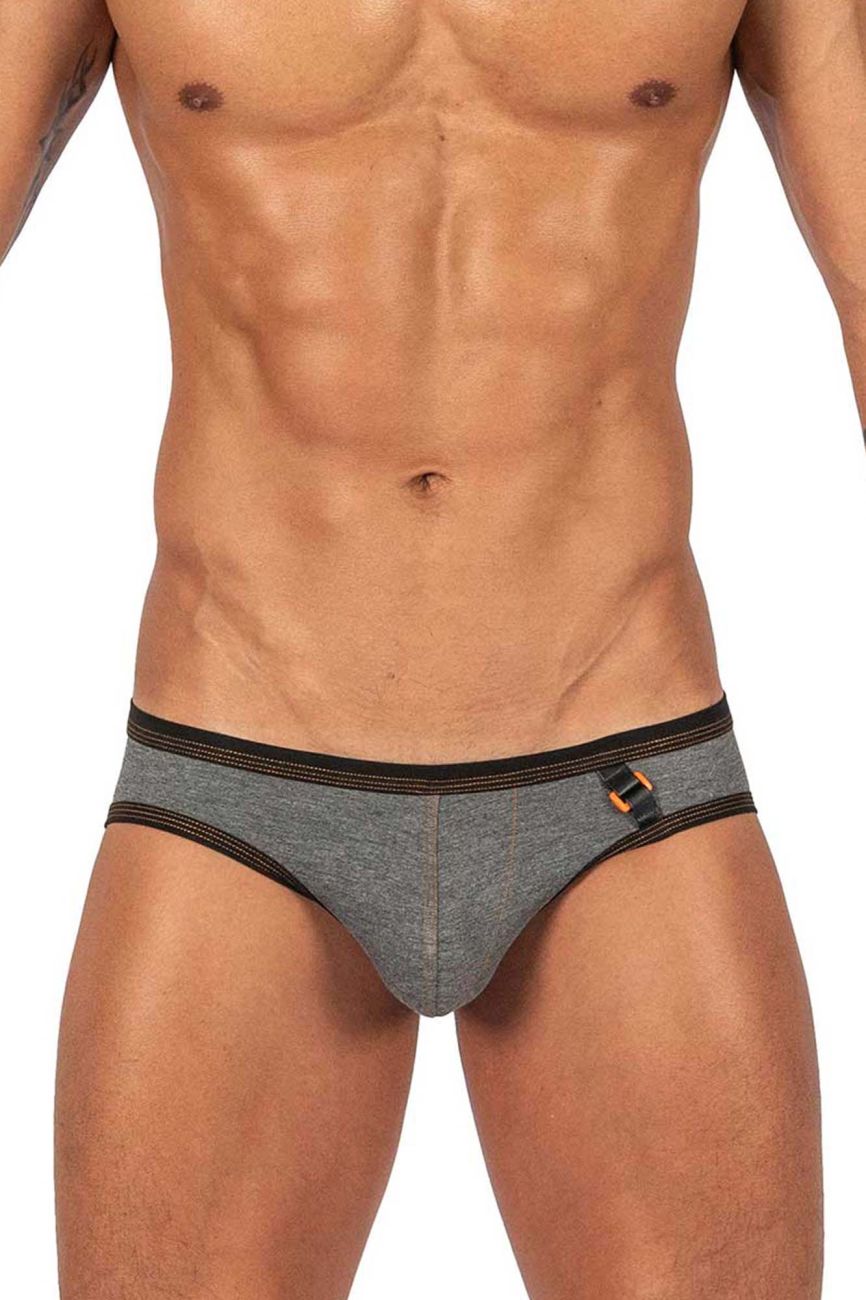 Private Structure LCUT4358 Barn Boy Low Rise Mini Brief Stone Gray