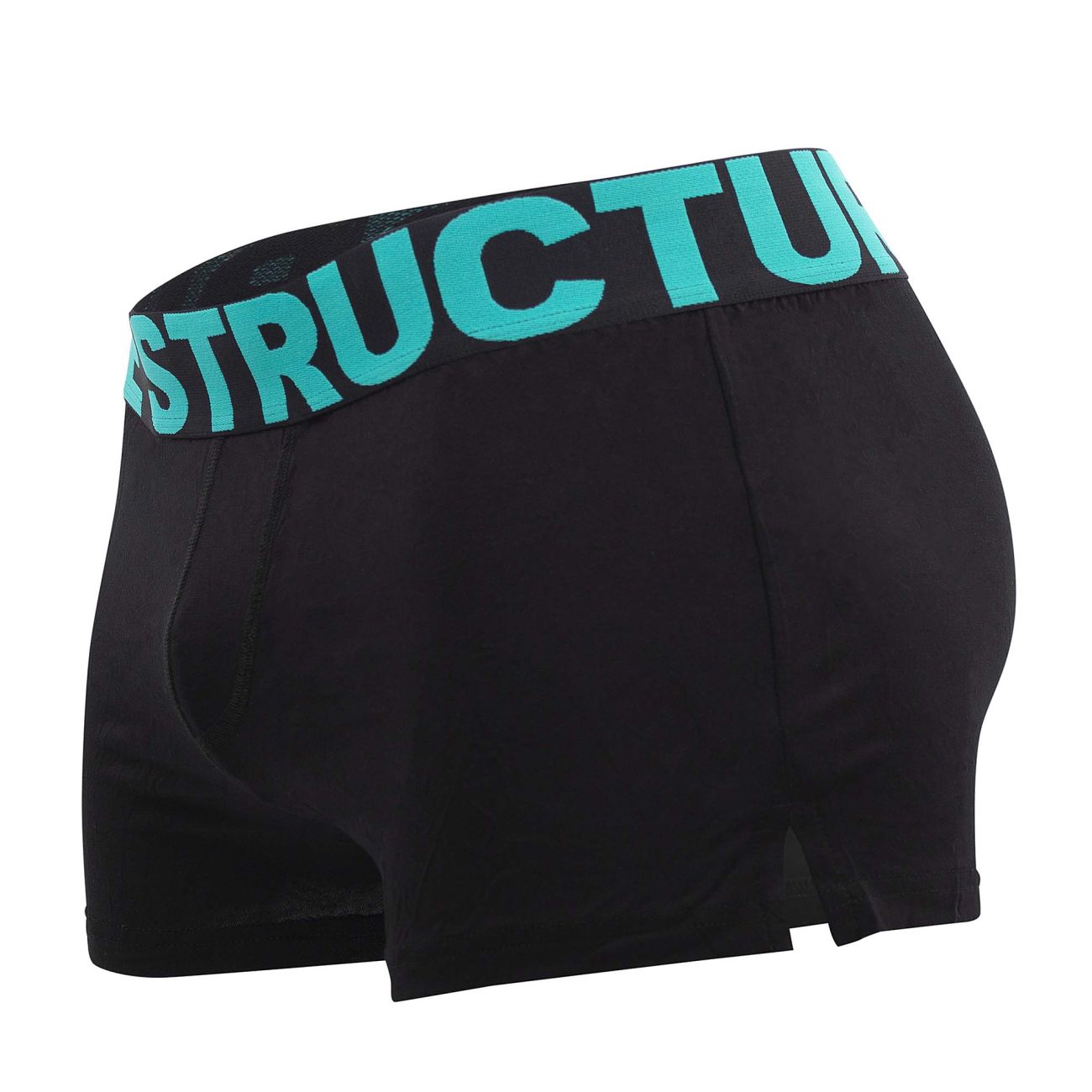 Private Structure PMUX4183 Modality Lounge Shorts Black Turquoise