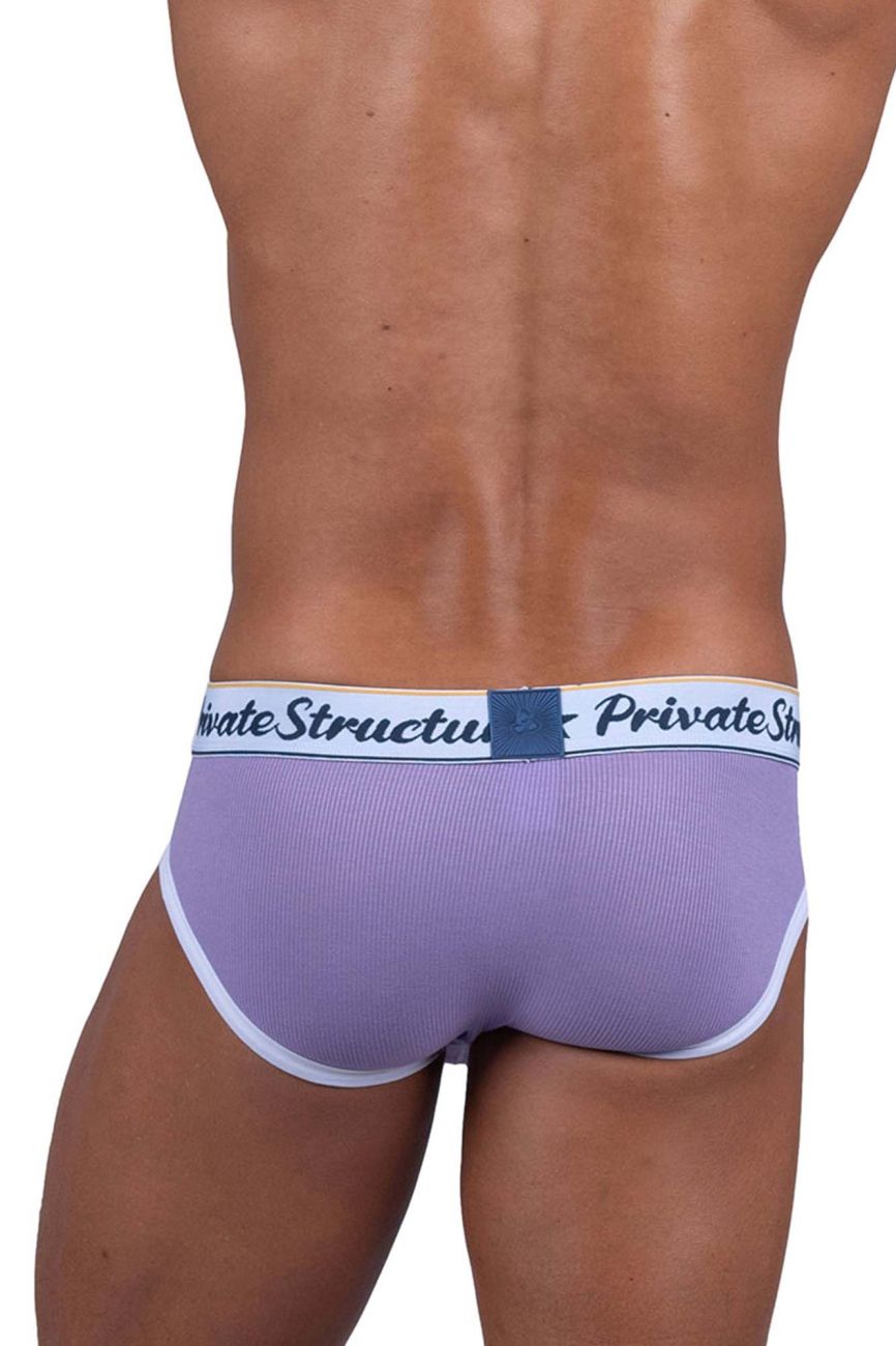 Private Structure SCUS4529 Classic Mid Waist Mini Briefs Purple