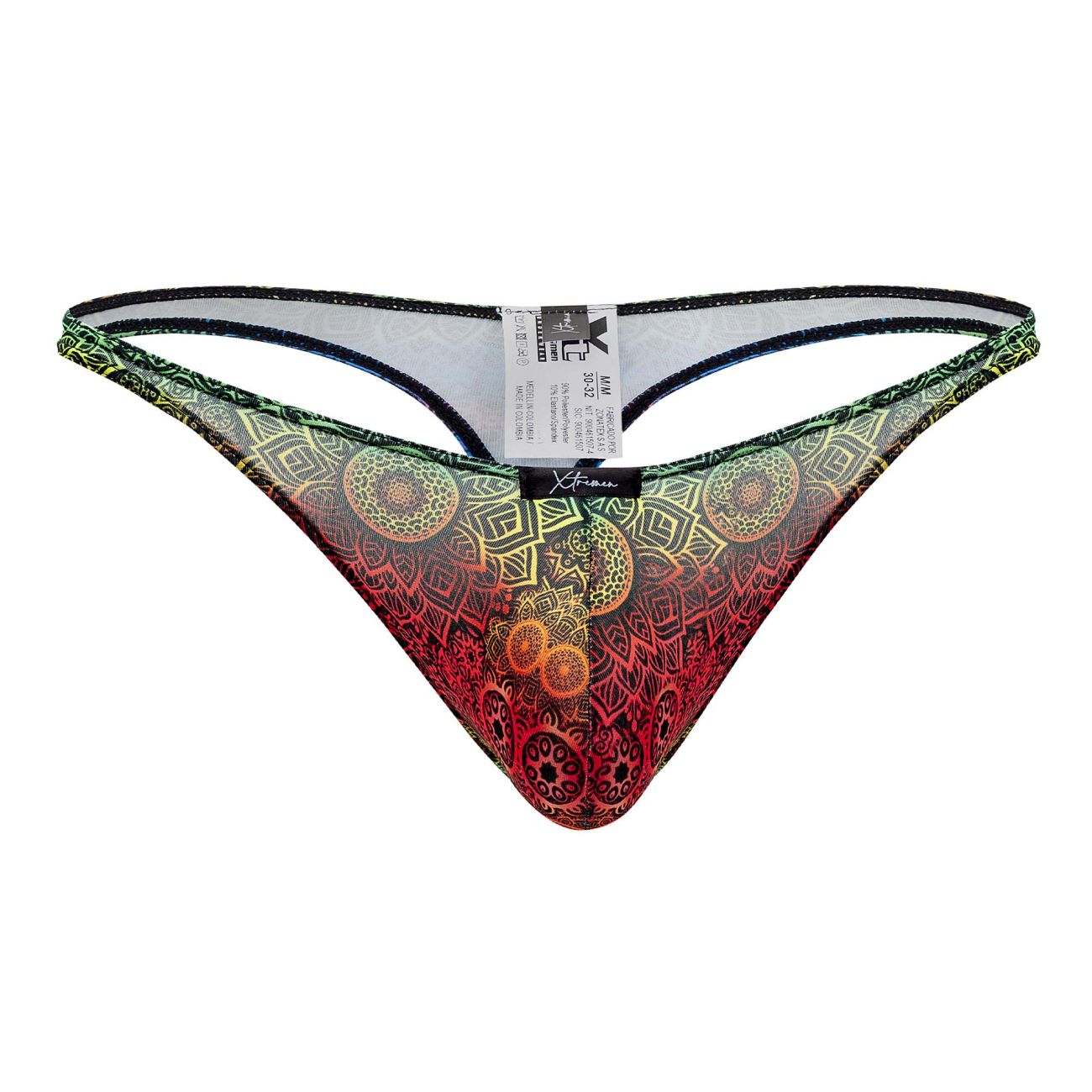 Xtremen 91146 Printed Microfiber Thongs Mandala