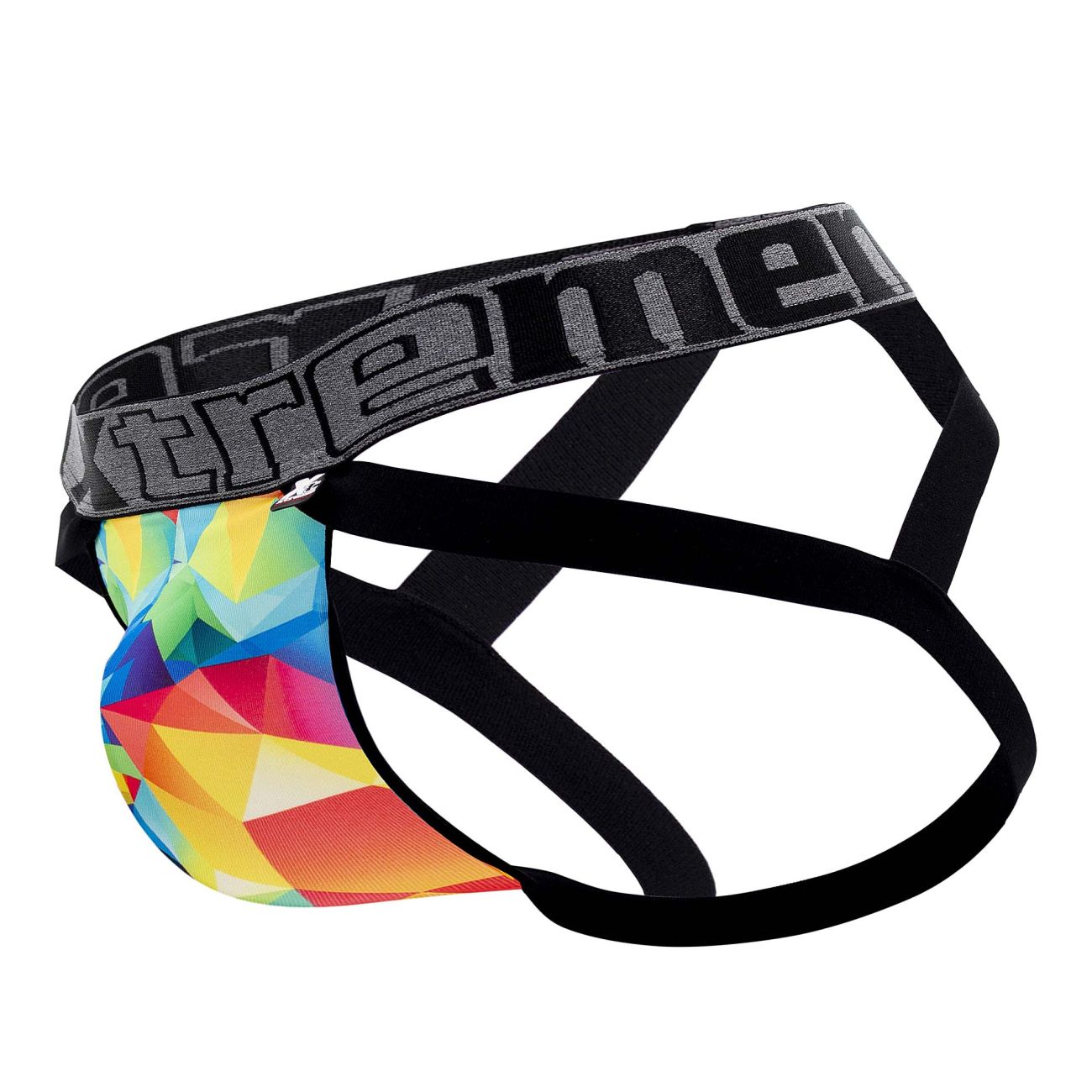 Xtremen 91148 Printed Microfiber Jockstrap Rainbow Prism