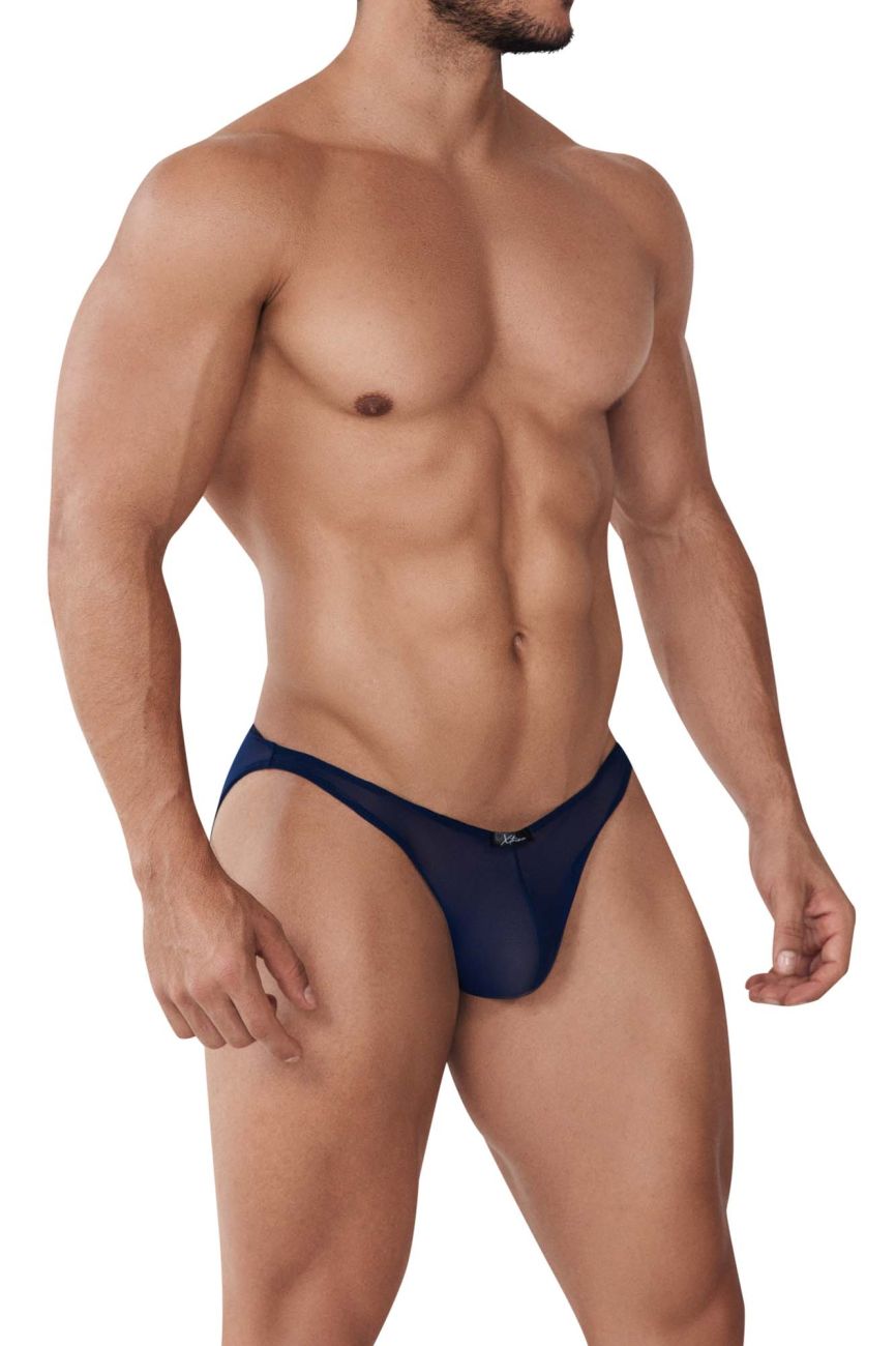 Xtremen 91153 Tulle mesh Jockstrap Navy