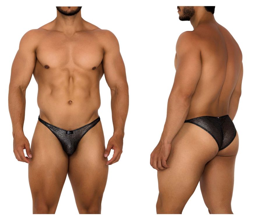 JCSTK - Xtremen 91174 Tulle Mesh Bikini Black