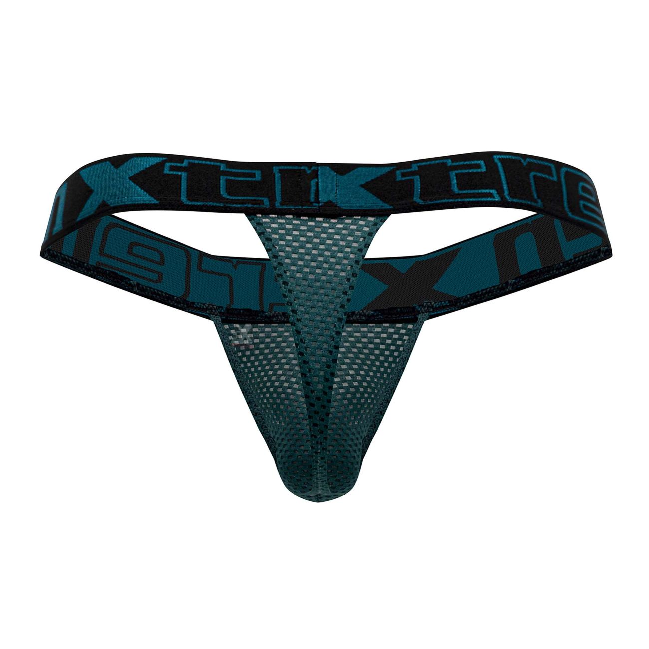 Xtremen 91184 Mesh Thongs Green