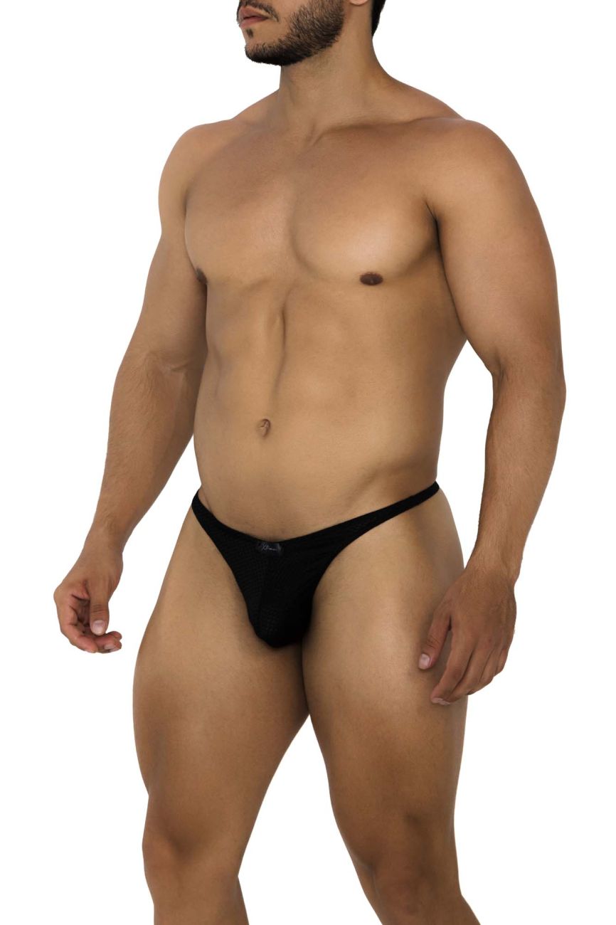 Xtremen 91185 Mesh Thongs Black