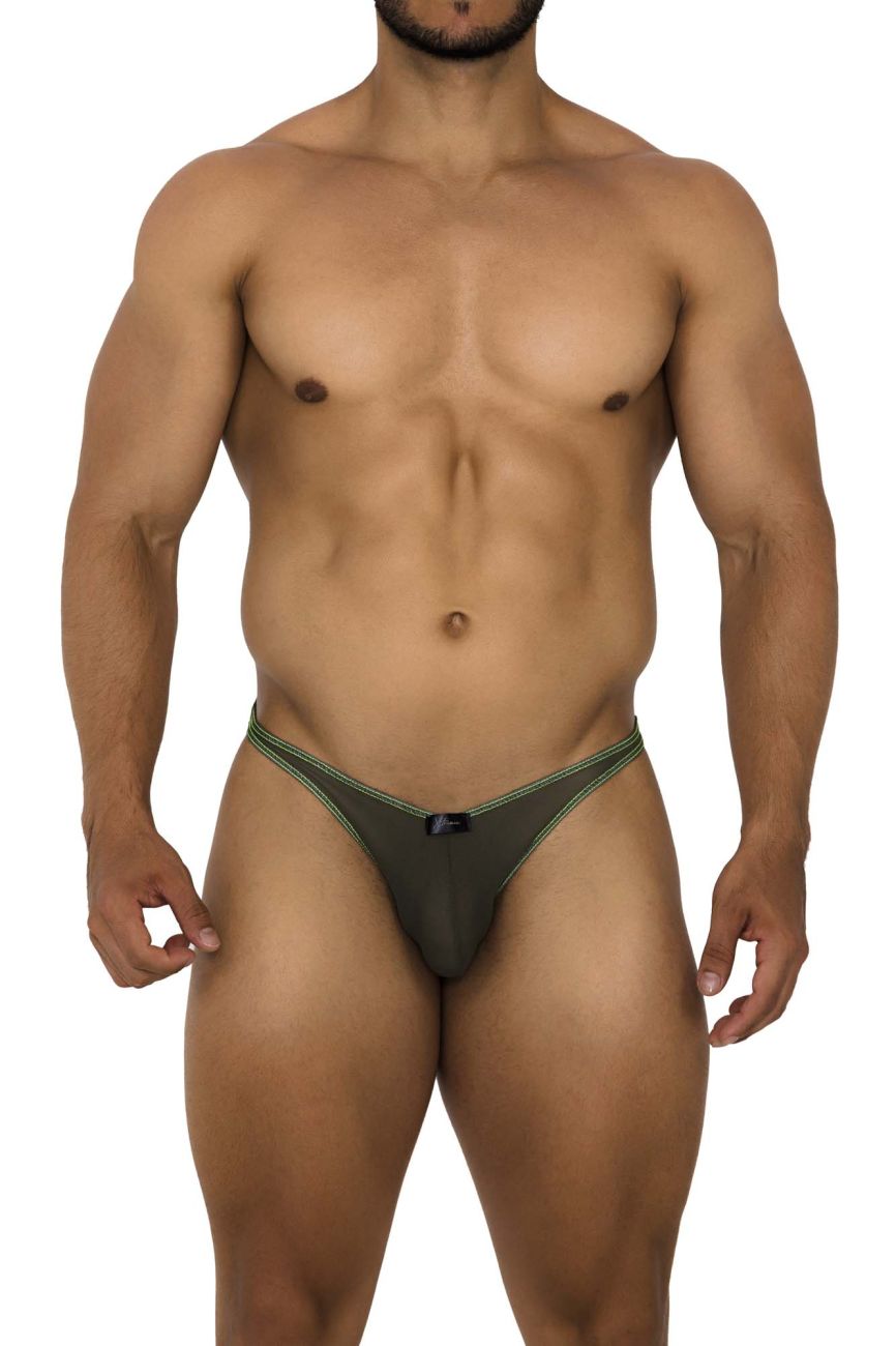 Xtremen 91187 Tulle Mesh Bikini Green