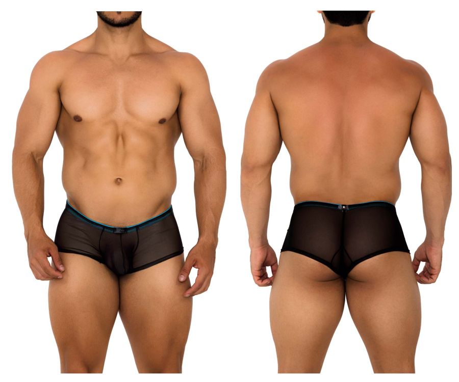 Xtremen 91188 Tulle mesh Trunks Black