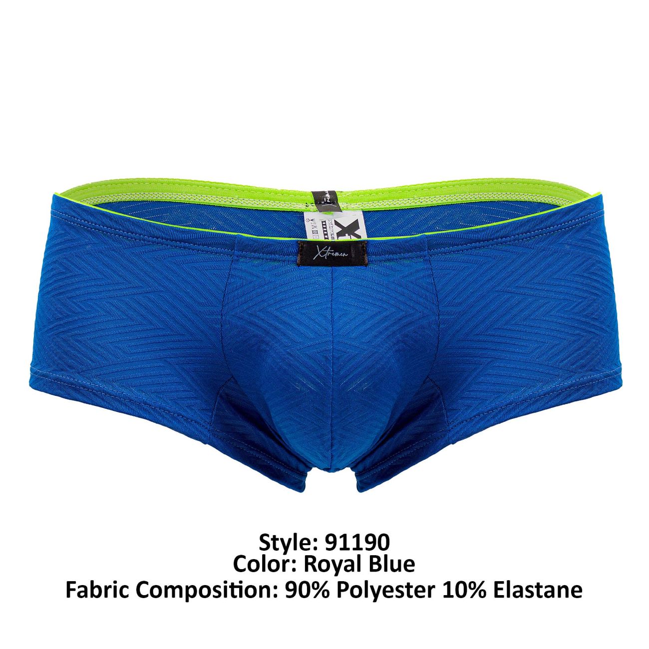 Xtremen 91190 Jacquard Trunks Royal Blue