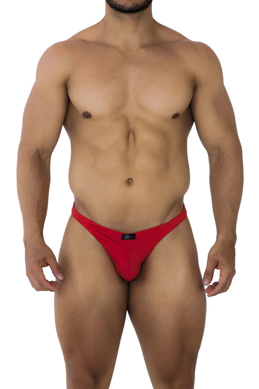 Xtremen 91191 Jacquard Thongs Red