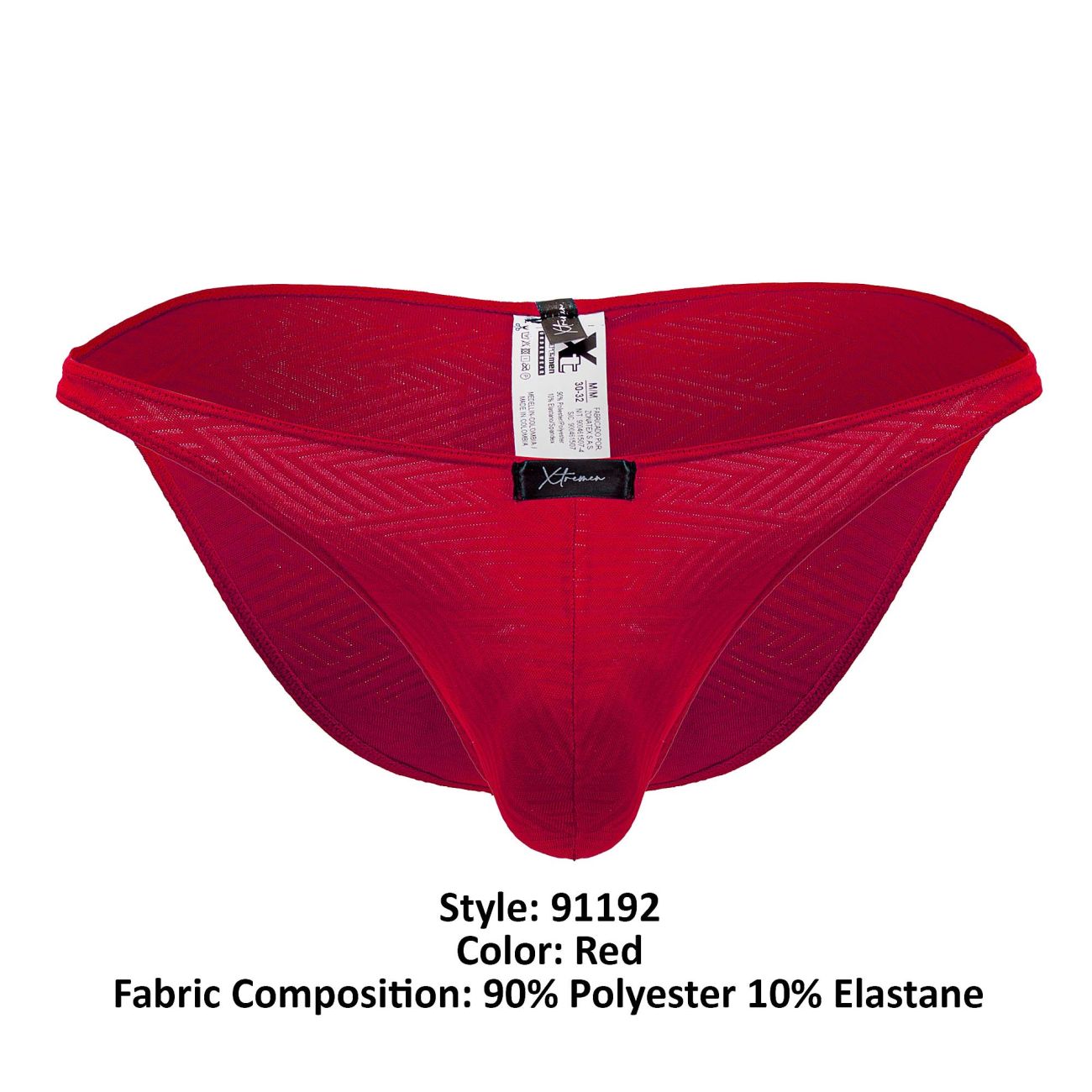 Xtremen 91192 Jacquard Bikini Red